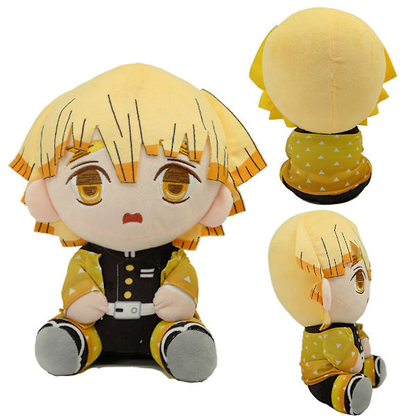Ghost Slayer Anime Doll Plush Doll Sitting Agatsuma Zenitsu