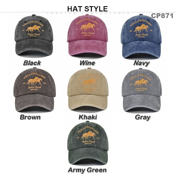 Yellowstone Dutton Ranch Baseball CP867 brun