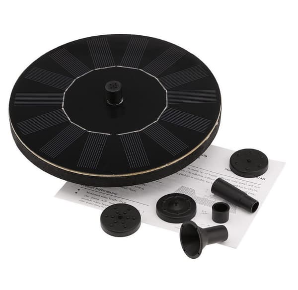 Vattenfontän solcellsdriven 18 cm