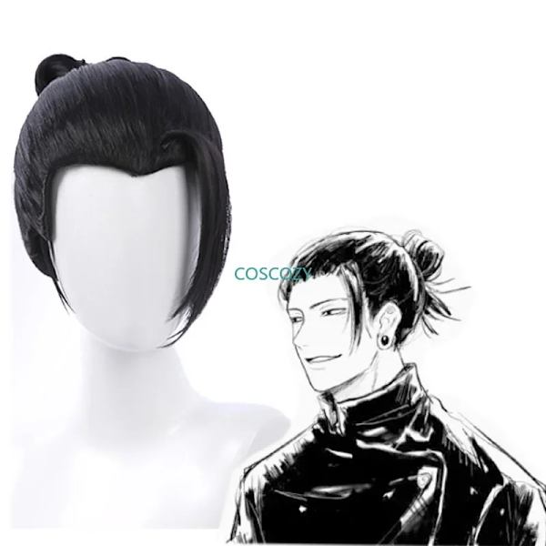 Gojo Satoru/Geto Suguru cosplaydräkt anime jujutsu Kaisen cosplay pojkar herr blå uniform skräddarsydd cosplay cos L ONLY wig A