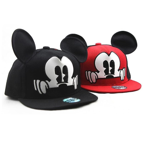 Barn Baseball Cap 3d Musse Pigg Minnie Mesh Solskydd Trucker Hatt För Pojke Flicka A Red