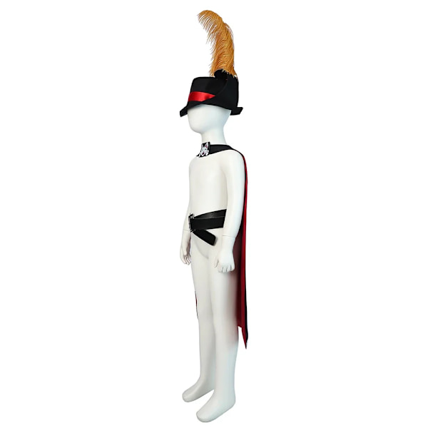 Anime Film Puss In Boots PUSS Vuxna Barn Cosplay Kostym Kappa Hatt Bälte Dräkt Katt PUSS Full Kostym Halloween Kostym S Green Hat
