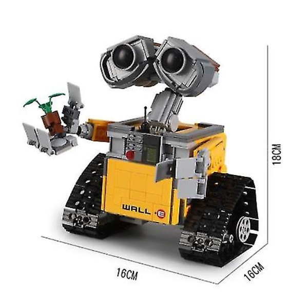 Robot modell gör-det-själv barns 687 monterad byggstensmodell