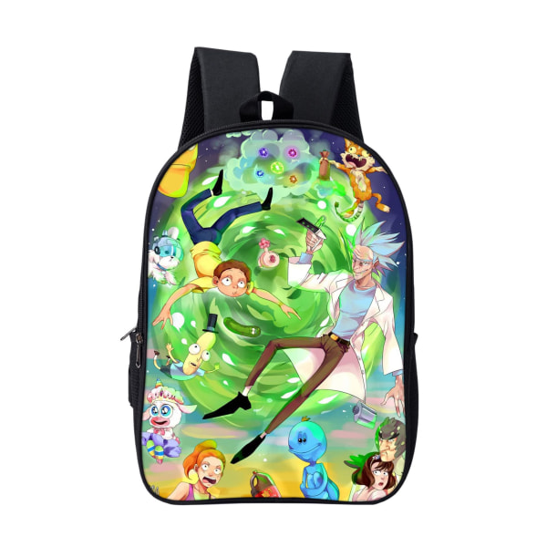 Rick and Morty Ryggsäck Rick and Morty Ryggsäck 16" Style 5