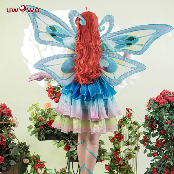 SISTA BATCH UWOWO Bloomm Enchantixx Cosplay Kostym Stora Fe Kostymer Cosplay Outfit Fjäril Halloween Kostymer Kvinnor Kostym One Size Set B(Accessories)