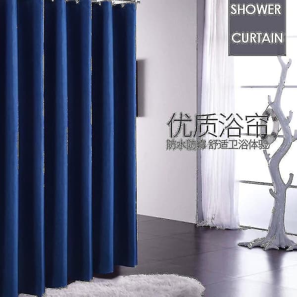 Vattentät duschdraperi Badrum Duschdraperi Black 180x180cm