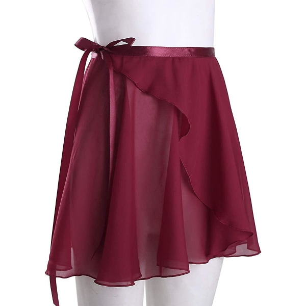 Vuxen chiffong balett Wrap över halsduk dans kjol för flickor kvinnor S-2xl Style1 M