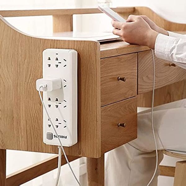4st självhäftande Power Strip Fixator Väggmonterad Power Strip Hållare Stansfri Power Strip Fixator Hållare Montering För Power Strip, Wifi Rou null none