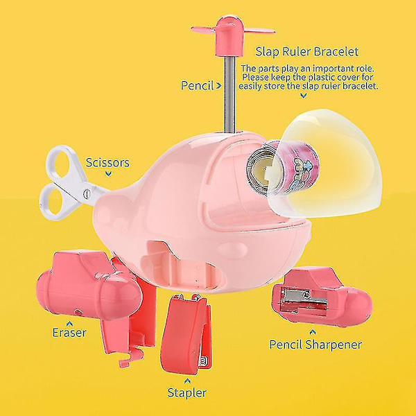 Små flygplan demontering brevpapper Box penna box brevpapper skola Pink none