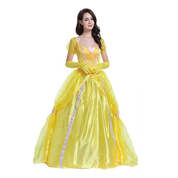 Prinsessdräkt för kvinnor, balklänning för flickprinsessan, Halloweenkostym för vuxen Q8 XL