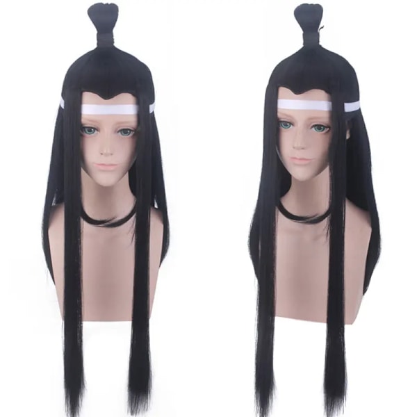 Wei Wuxian/Lan Wangji Cosplay-dräkter Ancient Mo Dao Zu Shi Grandmaster of Demonic Cultivation Halloween-dräkt Peruker C89K223 L PL-512 Lan Wangji