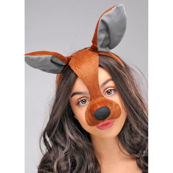 Bristol Novelty Unisex Kängurumask för vuxna Brown One Size