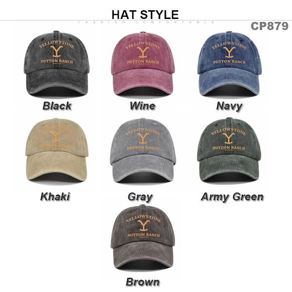 Yellowstone Dutton Ranch Baseball CP868 navy