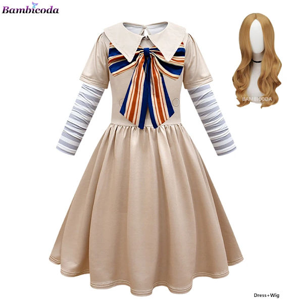 MEGAN Cosplay-klänning för barn, flickor, kvinnor, AI-dockor, robotar, Megan-klänningar, uniform, Halloween-kostymer 2023 b2 4T(110)