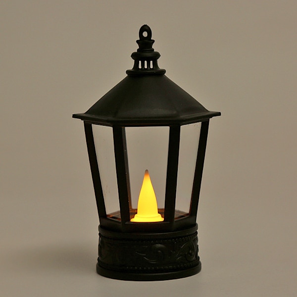 Pagoda Wind Lantern Ramadan påsk dekoration svart