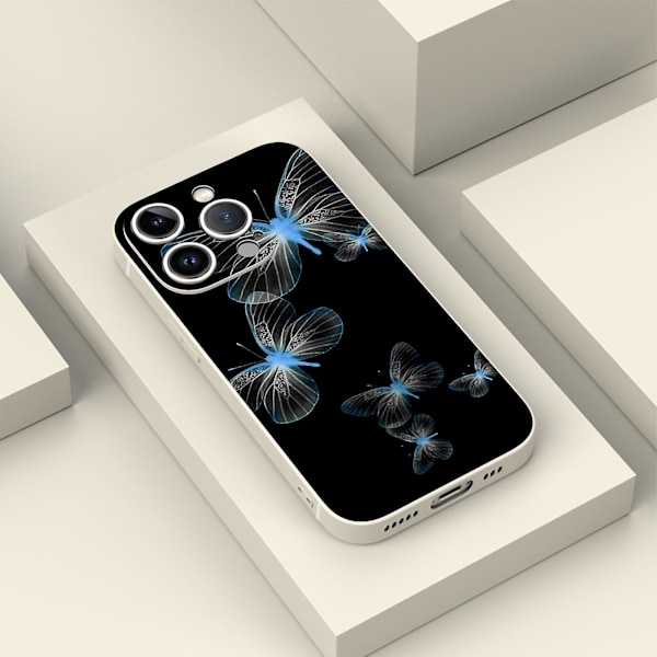 Creative Cartoontpurubber Stötsäker mobiltelefon Caseiphone 15 Caseseries Stylescblackypdt0443