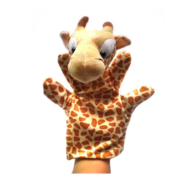 Handdockor - Giraff - plyschleksaker