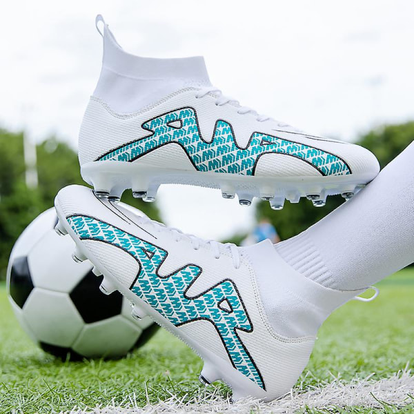 Mens fotbollsskor halkfria fotbollsstövlar Cleats Grass Soccer Sneakers 3 38