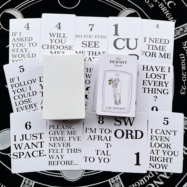 Tarot kort Svenska versionen Eremiten Tarot