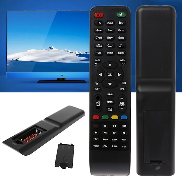 Byte av fjärrkontroll för Zgemma Star S/2s/h1/h2 för smart-tv-tv Black none