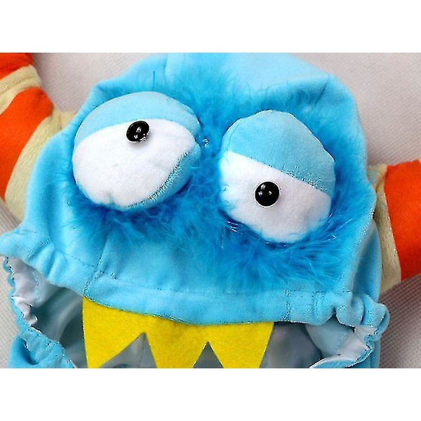 Småbarn Dinosaurie Dräkt Barn Söt Hooded Onesie Animal Cosplay Kostym Blue elves 100CM