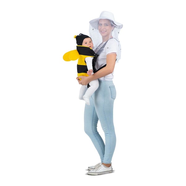 Kostym för vuxna My Other Me Newborn Bee Beekeeper Gul Svart (3 stycken)