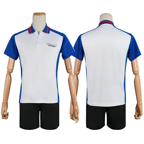 HOLOUN The Prince of Tennis Anime Ryoma Echizen Tezuka Cosplay Kostym Broderade Tröjor Seigaku Tennis Club Träningsoverall Hatt XXL Tracksuit