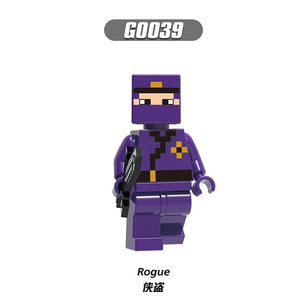 Minecraft monterade byggklossar leksaker