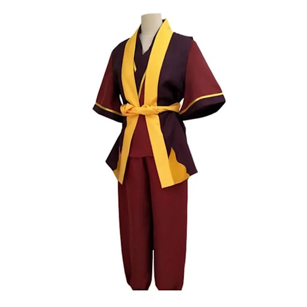 Avatar Zuko Cosplay Topp Byxor Bälte Kostym Vuxen Man Manlig Fantasia Rollspel Kläder Halloween Karneval Diaguise Dräkt XXL Style A