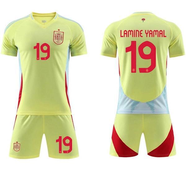 2024 Spanska borta Europacup fotbollströja nr 7 Morata 9 Kanada 16 Randry tröja landslagsservice 19th #28