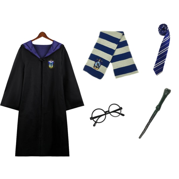 Harry Potter magiska dräkter Ravenclaw femdelad set Vuxen XL