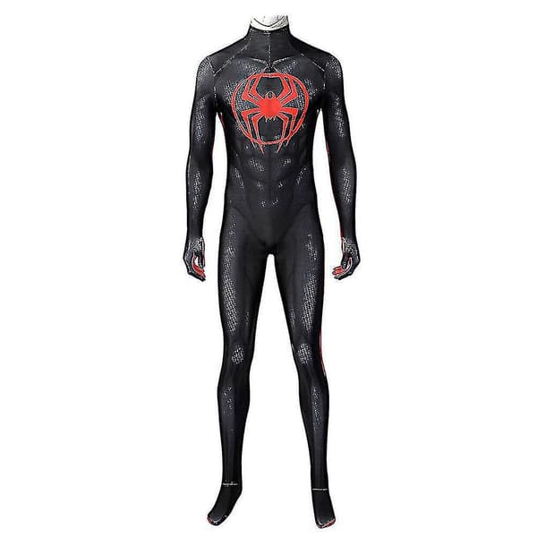 Spiderman Miles Morales Jumpsuit Kostym Cosplay kostym