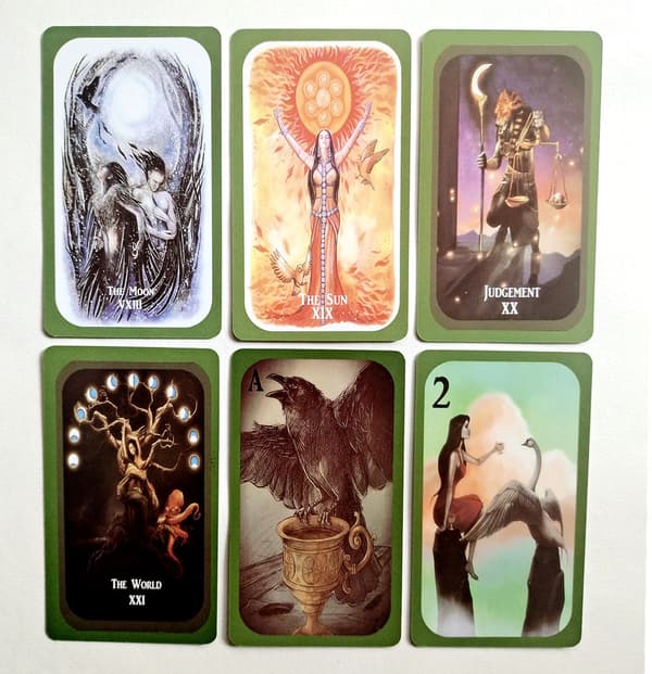 Fantastiska myter och legender Tarotdivisionskort