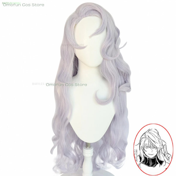 Kvinnlig Gojo Satoru Cosplay Kostym Peruk Genderswap Svart Kostym Halloween Anime Comic Event Fest Fancy Kläder för Kvinnor One size Only wig