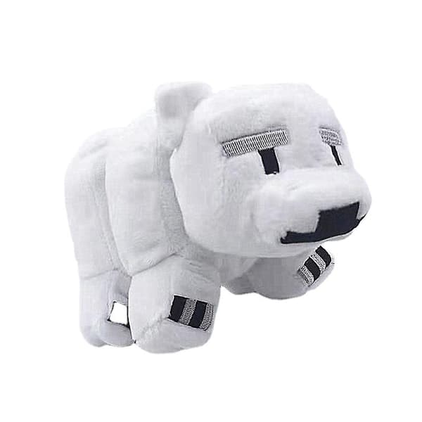Minecraft Plyschleksaksdocka Vitbjörndocka barnpresent 20cm