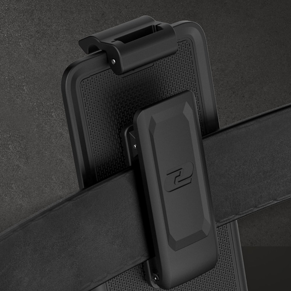 Inkapslad tunn rustning designad för Samsung Galaxy S22 case, Slim Fit phone case med hölster (mattsvart)