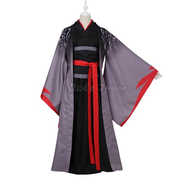 Wei Wuxian/Lan Wangji Cosplay-dräkter Ancient Mo Dao Zu Shi Grandmaster of Demonic Cultivation Halloween-dräkt Peruker C89K223 L Lan Wangji and wig