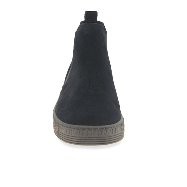 Gabor Lourdes Chelsea stövlar dam Navy Suede Uk 8