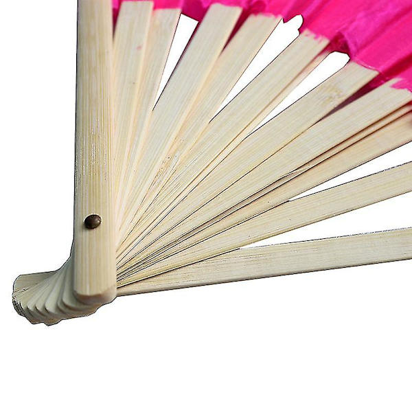 Flerfärgad Handgjord Magdans Dans Siden Bambu Långa fläktslöjor 1,8 m Hot Hfmqv