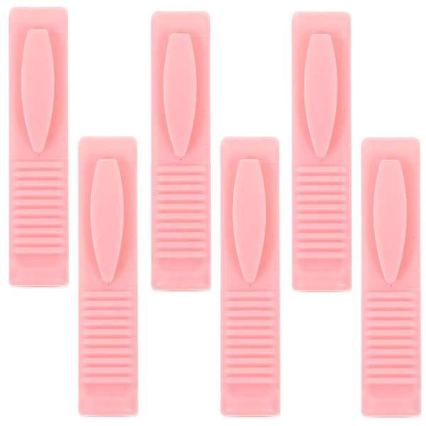 6st plastampullöppnare Groove Design Vial Breaker Professionell miniflasköppnare Pink 6.5X1.5X1.5CM