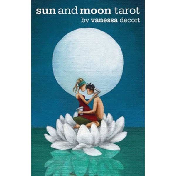 Sol och måne tarot divinerande kort