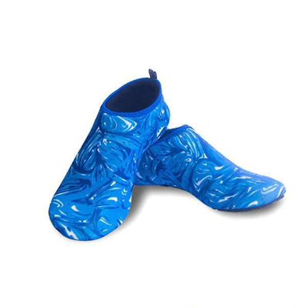 Unisex vattenskor Simning Dykstrumpor Sommar Aqua Beach Sandal Platt Sko Seaside Halkfri Sneaker Strumpor Toffel För män Kvinnor C 38-40 XL Multi Blue