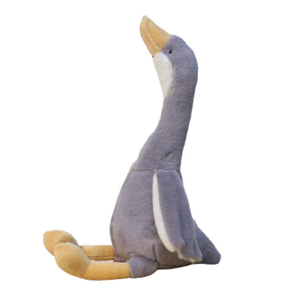 Tecknad Swan Gosedjur mjuka plyschleksaker för barn Pojkar Flickor Presenter Grey