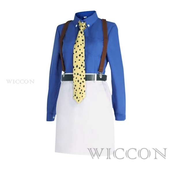 Anime Nanami Kento Cosplay Kostym Genderswap Dräkt Bälte Glasögon Kort Peruk Halloween Jul Fest Uniform Outfit Män Kvinnor M P2