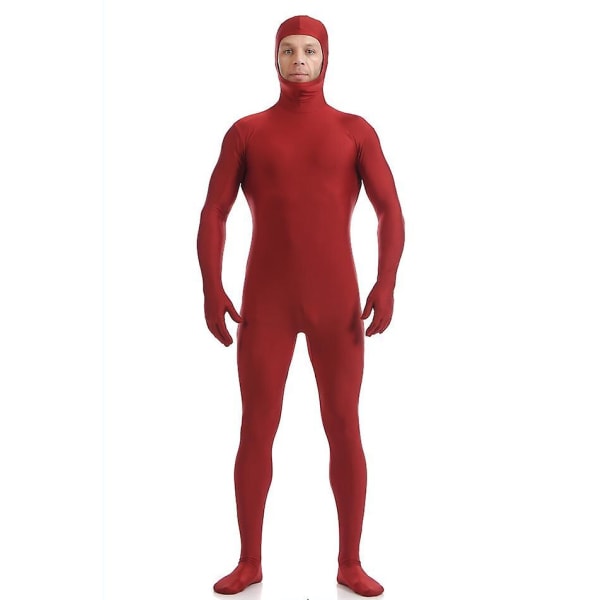 Ny vuxen helkroppsdräkt Zentai kostym för Halloween män Second Skin Tight Kostym Spandex Nylon Bodysuit Cosplay Kostymer Z XXXL Colour 8