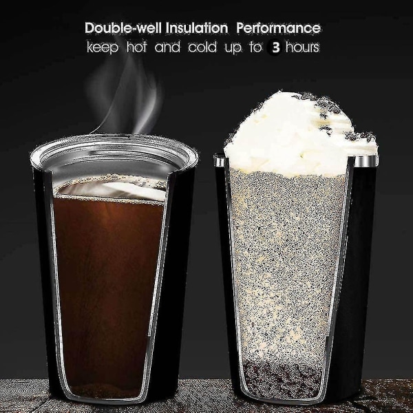 Kaffekopp, resemugg isolerad & återanvändbart thermal rostfritt stål null none