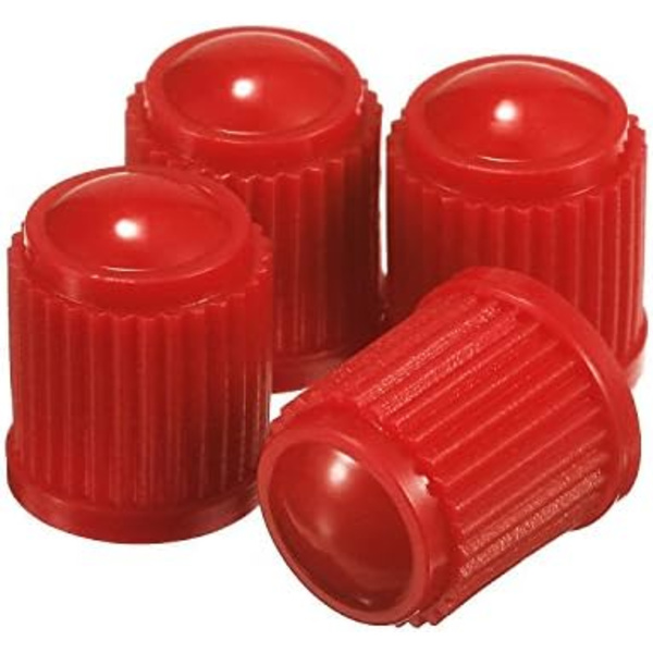 20-pack däckventil dammskydd för bil, motorcykel, lastbil, cykel, cykel (svart) Red