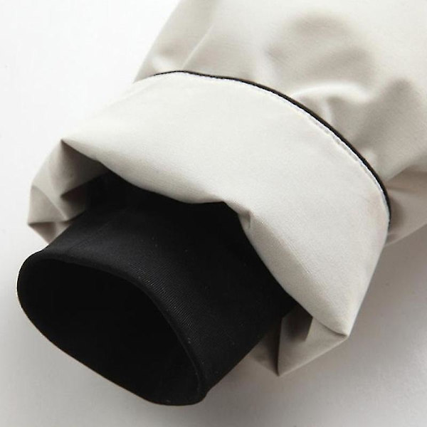 Vinterhuva, quiltad dunjacka för män Casual Tooling Coat black m
