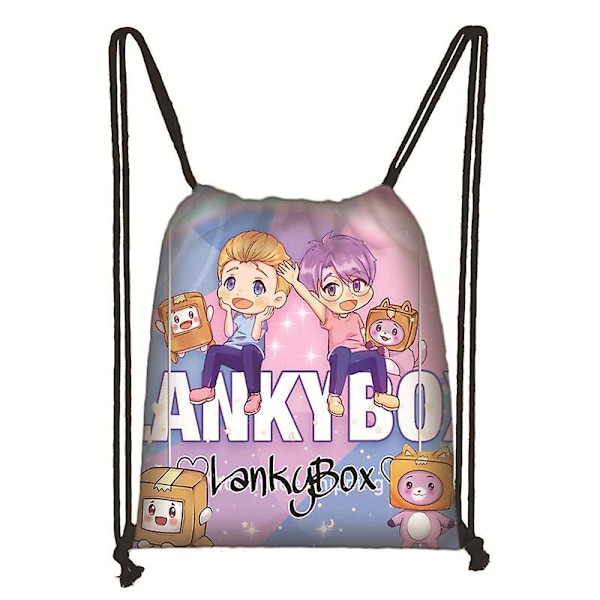 Lankybox Polyester Dragskoväska Organizer Ryggsäck Style 16