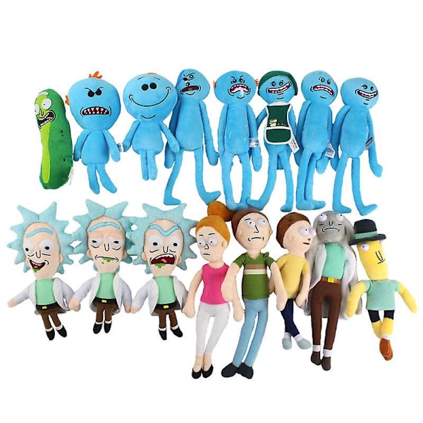 Rosalind Rick och Morty fylld leksaksgurka 20cm